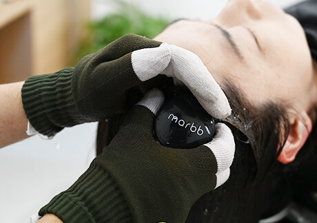 marbb(マーブ)を使用したシャンプー